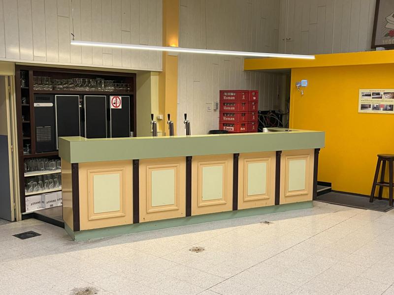 Toog in de grote zaal 