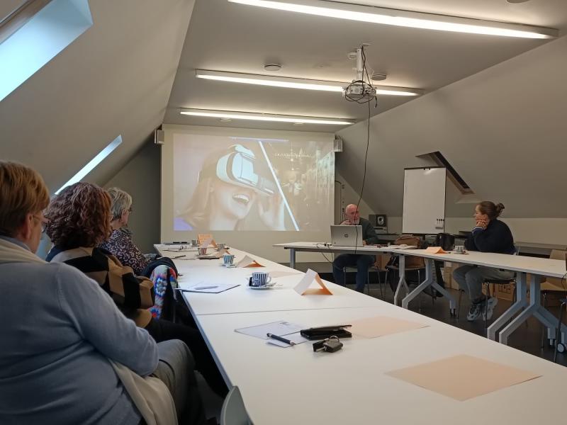 Jan gaf input tijdens de uitwisselingsgroepen voor pastoraal medewerkers © Liselotte Anckaert
