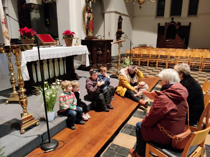 Winterbabbel in de kerk © BC