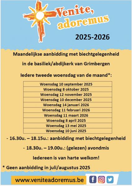 Affiche Venite Adoremus 2025-26 