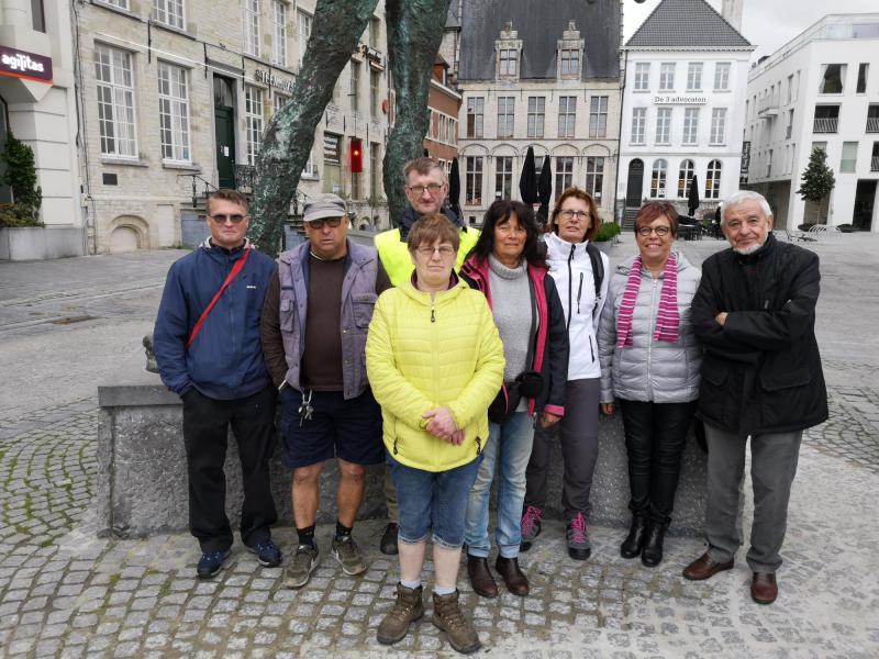 Voettocht naar Halle 