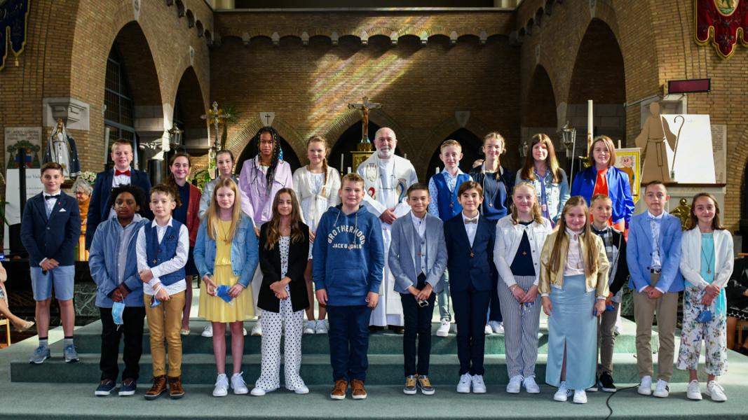 Vormsel in Erembodegem met vormheer Marcel (september 2020) 