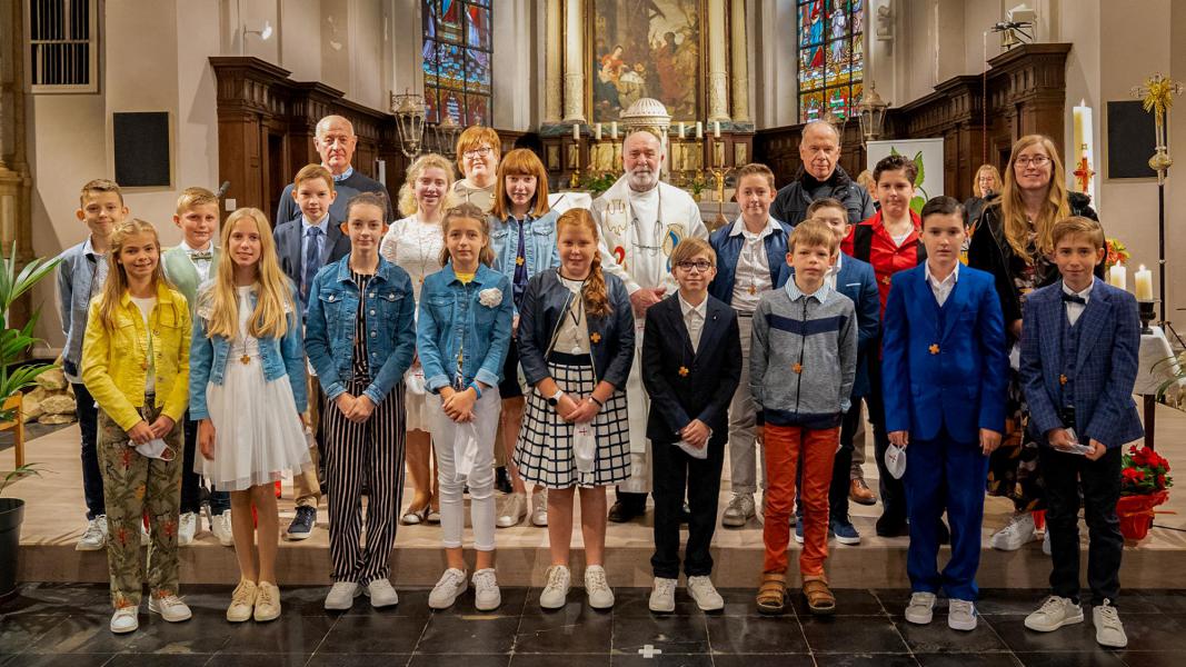 Vormsel in Moorsel met vormheer Marcel (september 2020) 