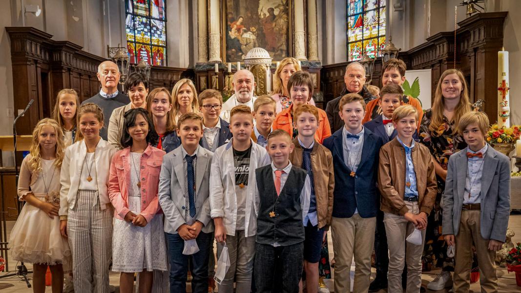 Vormsel in Moorsel met vormheer Marcel (september 2020) 