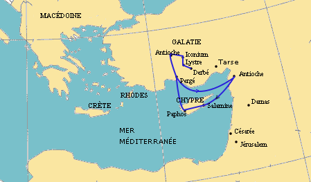 Voyage de Paul (premier) © Wikimedia Commons