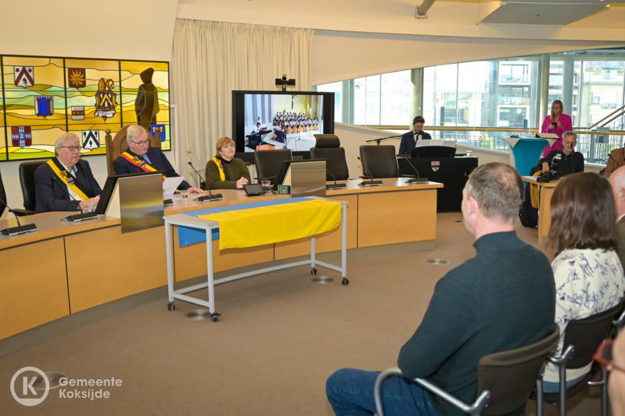De gemeente Koksijde en de werkgroep Gastkoren steunen Oekraïnse burgers © Sofhie Legein – gemeente Koksijde
