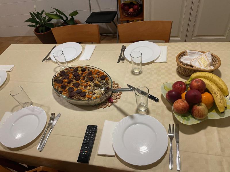 WJD 2023 - De gedekte tafel bij het gastgezin van Femke © Femke Forger