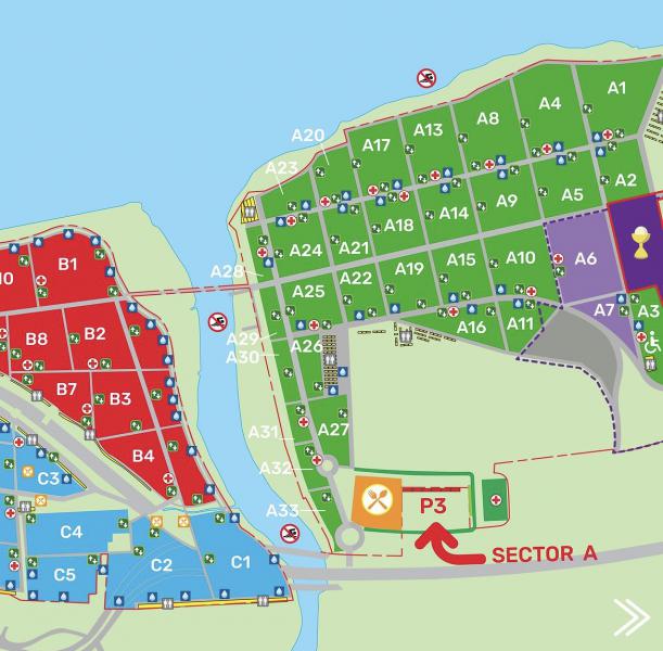 WJD 2023 - plattegrond van het grote veld © Louise Dujardin