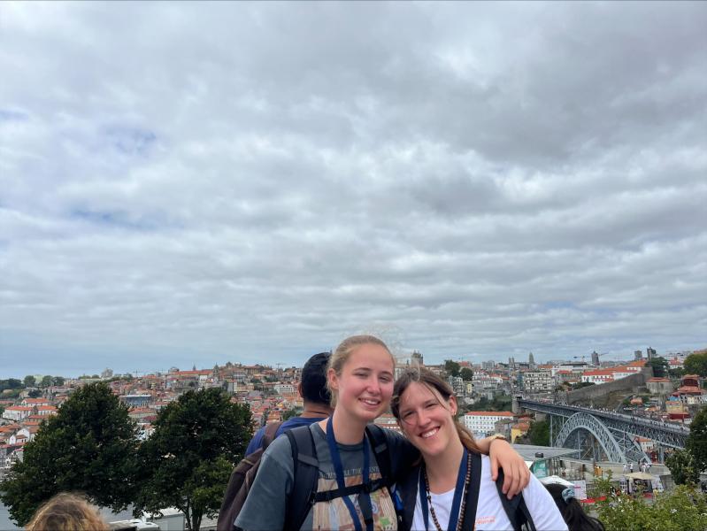WJD 2023 - Zicht op de stad Porto © Louise Dujardin