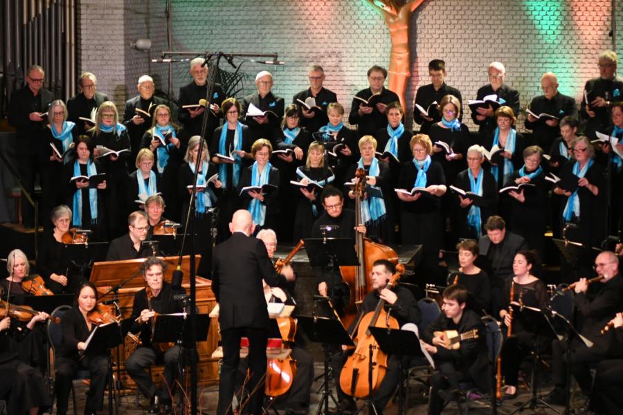 Weihnachtsoratorium van Johann Sebastian Bach, uitgevoerd door Alegría in de Pius X-kerk op 14 december 2024 © Eric Buyssens