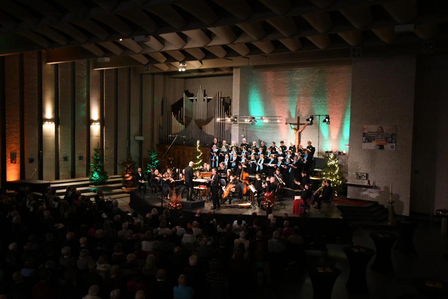 Weihnachtsoratorium van Johann Sebastian Bach, uitgevoerd door Alegría in de Pius X-kerk op 14 december 2024 © Eric Buyssens