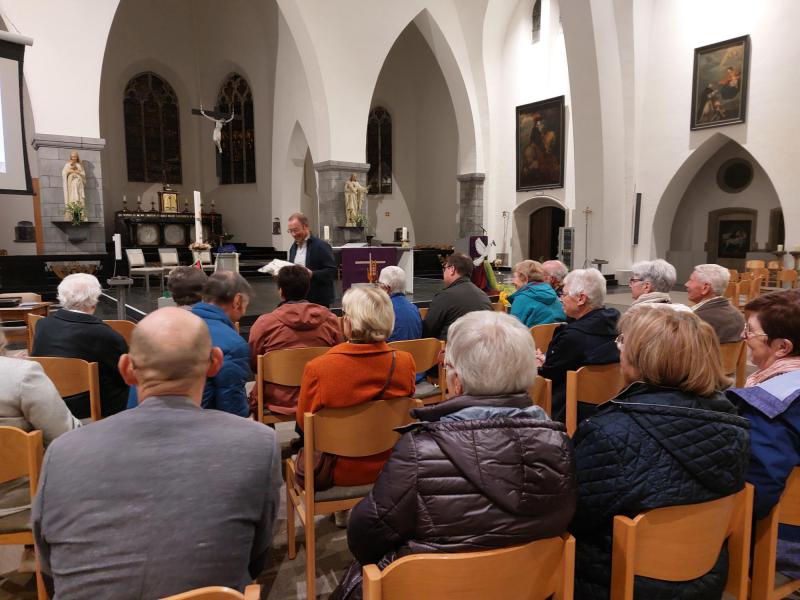 Voordracht 'Weten en vergeten' in de kerk van Ardooie  © PE Sint-Germanus Ardooie
