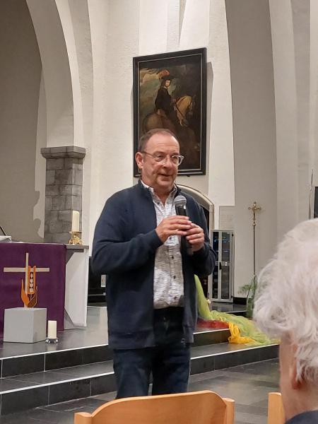 Voordracht 'Weten en vergeten' in de kerk van Ardooie  © PE Sint-Germanus Ardooie