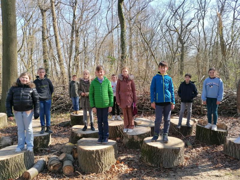 Sfeerbeeld tijdens fijne wandeling #vormelingen GIKT 