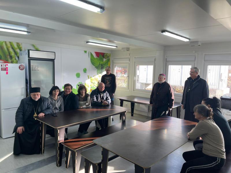 Bezoek aan een nooddorp voor vluchtelingen in Lviv © Bisschoppenconferentie en bisdom Antwerpen