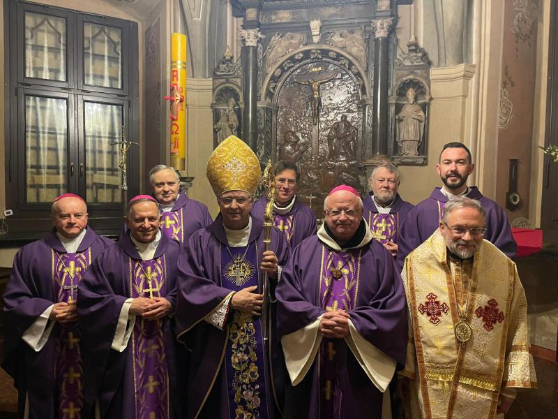 Eucharistieviering met de Latijns-katholieke aartsbisschop van Lviv © Bisschoppenconferentie en bisdom Antwerpen