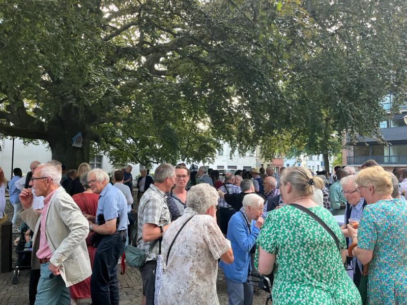 receptie onder de linde © Ilse Wouters