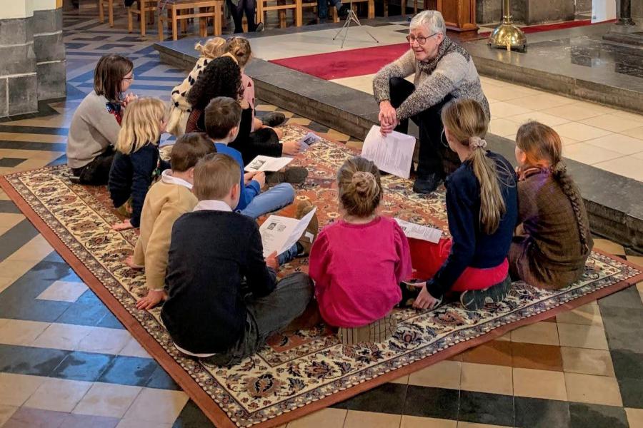 Sfeervolle Lichtmisviering vol warme symboliek in de gemeenschap van Leuven-Noord © Pastorale zone Leuven aan de Dijle
