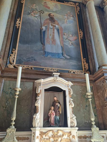 op bezoek in de kerk van Pollinkhove 