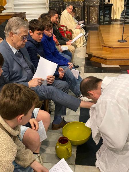 Witte Donderdagviering in de Abdijkerk Ninove - 02-04-2026 © Dina Van Liedekerke