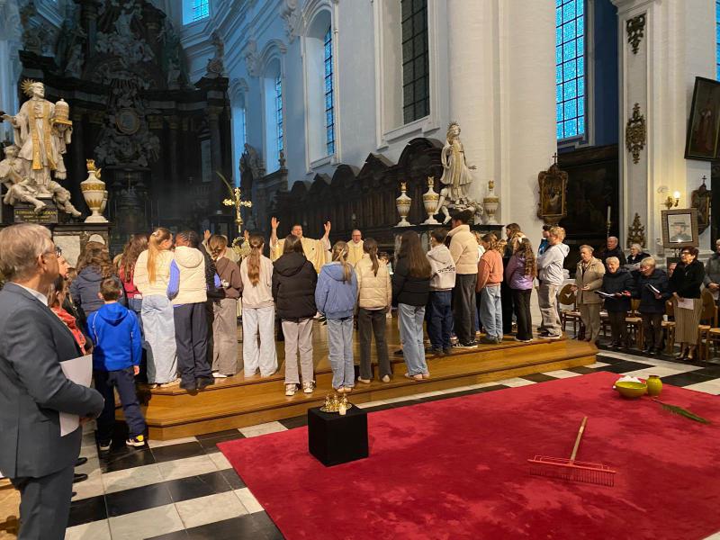 Witte Donderdagviering in de Abdijkerk Ninove - 02-04-2026 © Dina Van Liedekerke