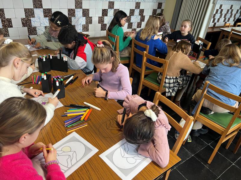 Kerstfeest voor de acolieten 