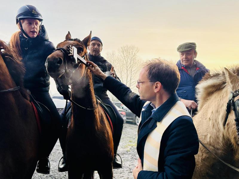 Paardenzegening Sint-Elooi in Wingene Sint-Jan 