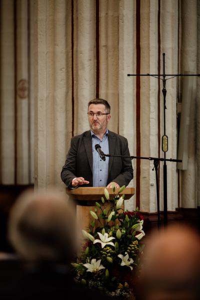 Bart Vercauteren, voorzitter van de kathedrale kerkfabriek © Teja De Prins