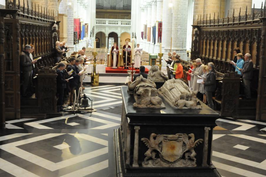 Bezoek aan de Sint-Katharinakerk in Hoogstraten (bron: Paul Hermans)