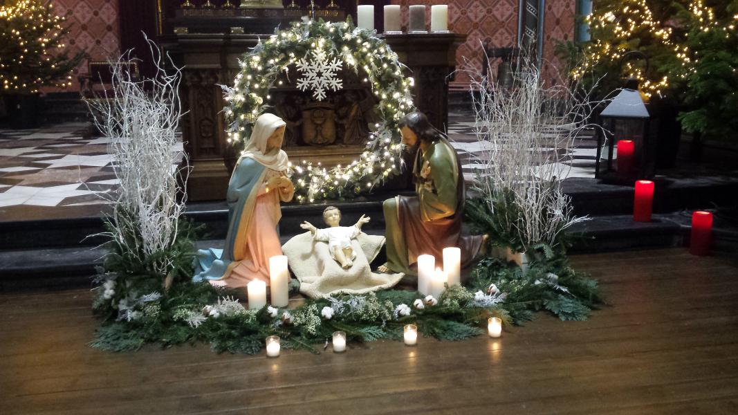 Kribbe in de Sint-Pieterskerk te Koksijde © Ronny Calcoen