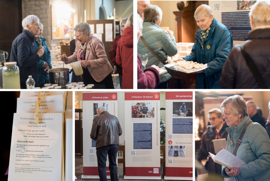 Sfeerbeelden feestelijke opening met gastvrij onthaal  © Jan Van Riet