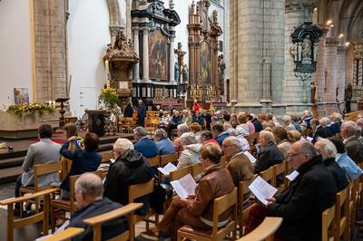 Dank- en afscheidsviering van deken Marc Verwaeren in de Sint-Martinuskerk op 17 september 2022. © Eric Breckpot