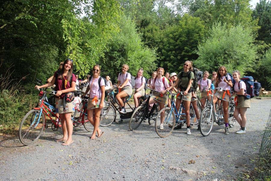 Klaar voor een tocht met de tandem © RvH