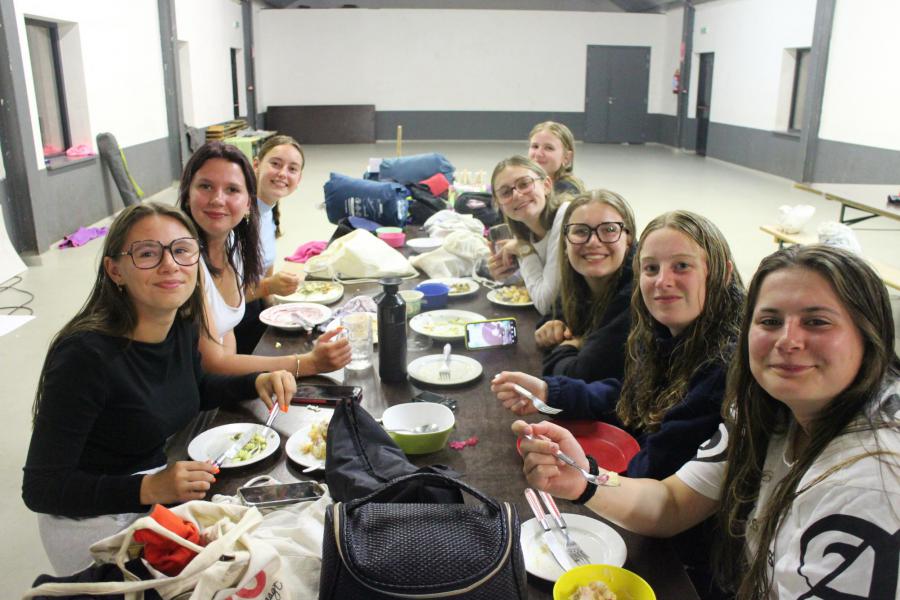 's avonds is het smullen geblazen 
