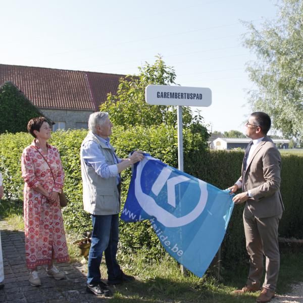 Inzegening van het Garembertuspad © R.M.W