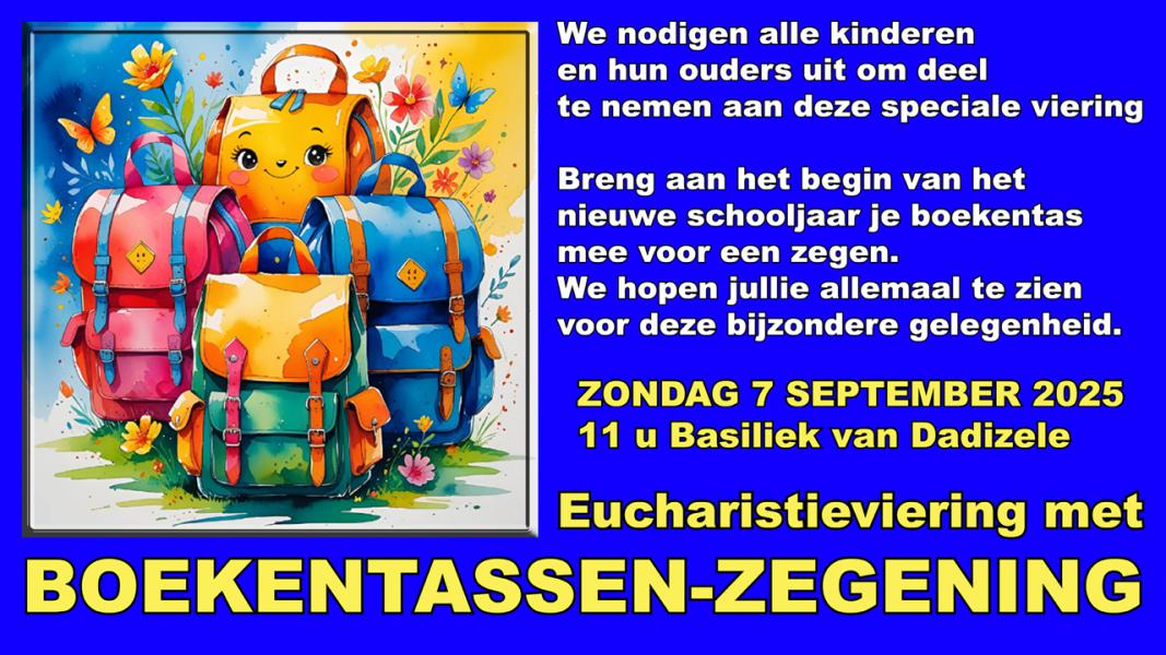 Met Gods zegen het schooljaar in © Thierry Christiaens