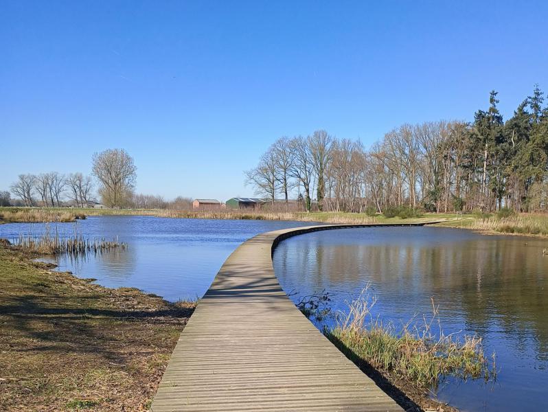 Houten brugje bij Groenhove (Torhout) © Westtoer