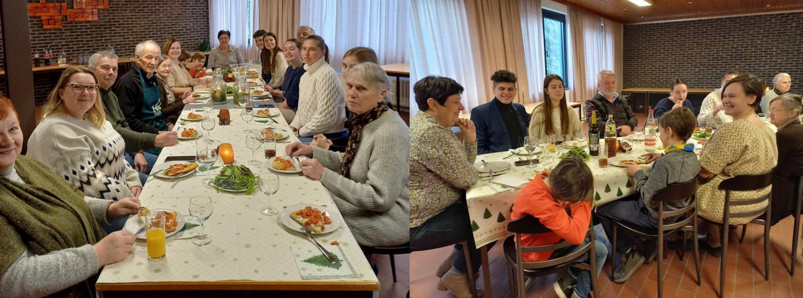 gastvrij aan tafel met oekraïnse vluchtelingen © Griet Van Coillie