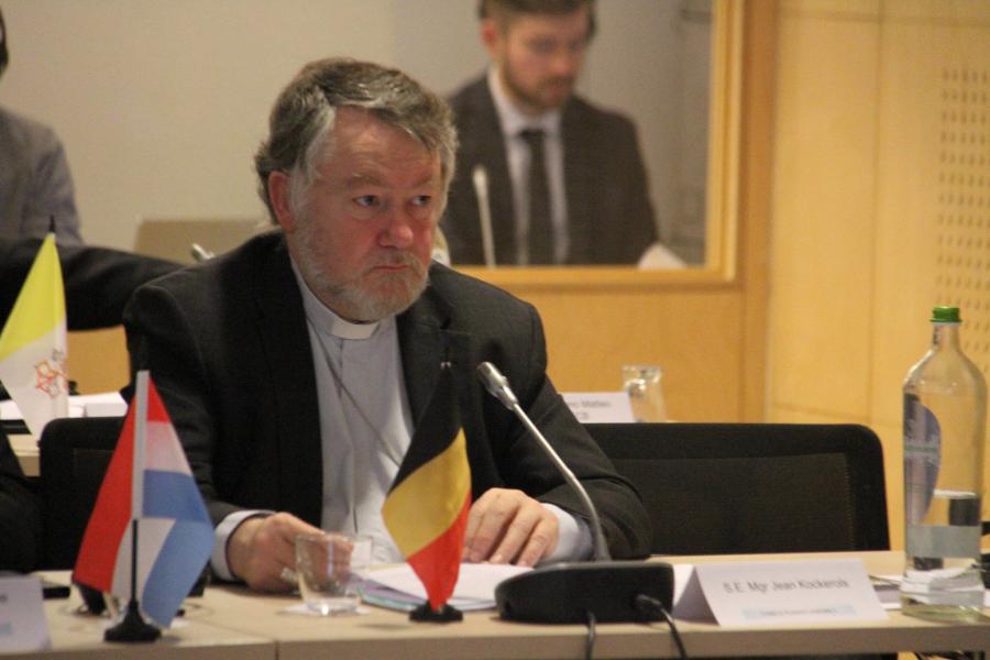 Mgr. Jean Kockerols vertegenwoordigde de Belgische bisschoppen tijdens het overleg © Comece