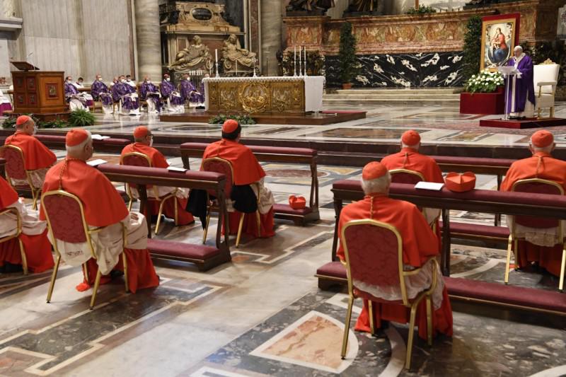 Eucharistie met de nieuwe kardinalen © Vatican Media