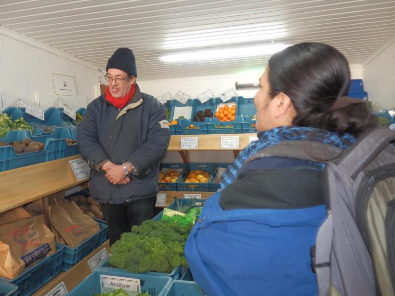 Bezoek aan de bio boerderij 'Den diepen boomgaard'