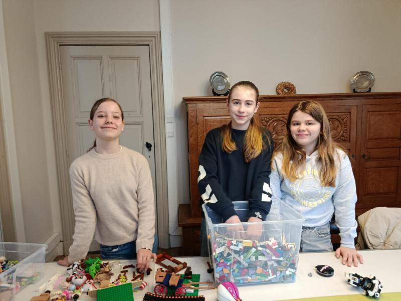 De meisjes van het traject techniek © Marianne Slaets