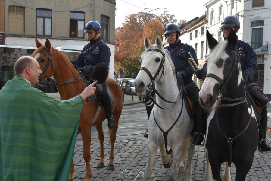 Sint-Hubertusviering met dierenzegening © Dieter Nijs