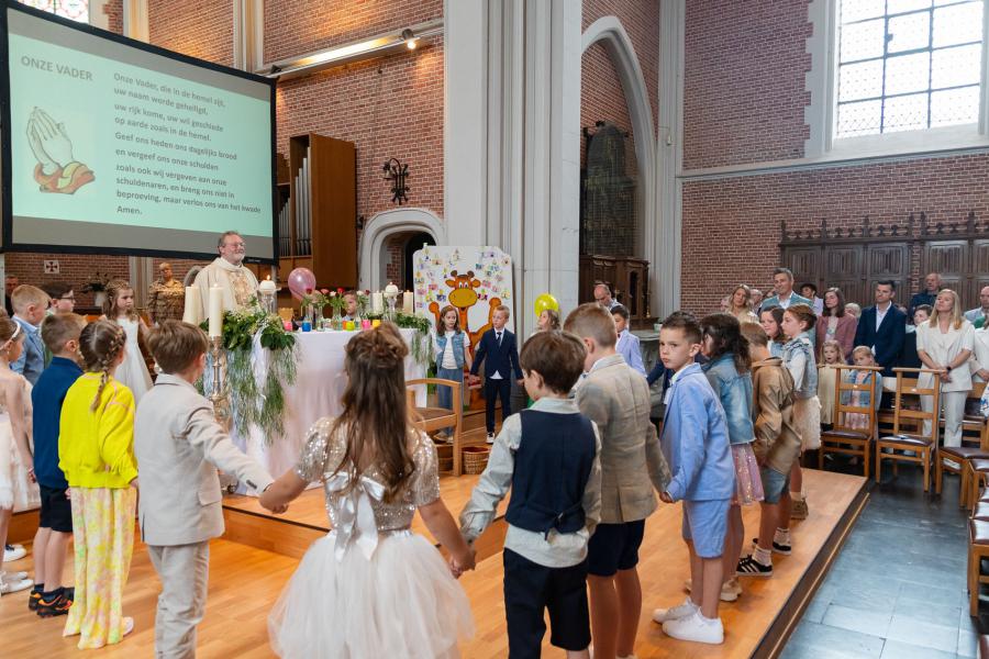 We bidden samen het Onze Vader 