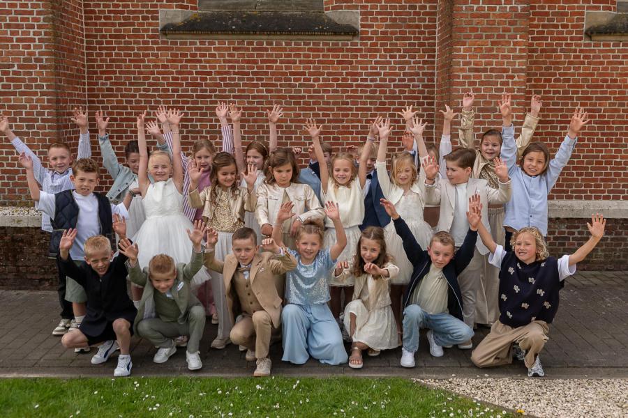 De eerste communicanten 