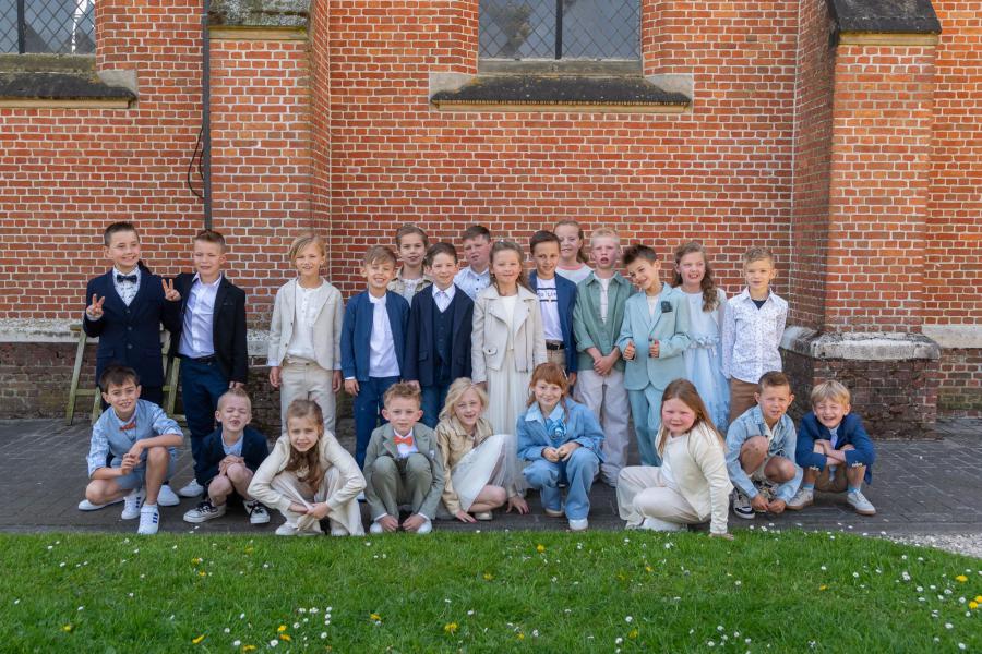 De eerste communicanten 