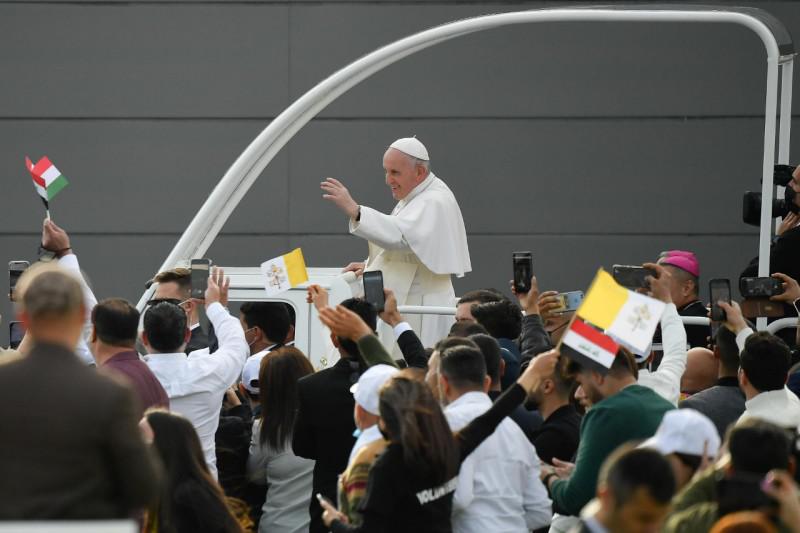 Paus Franciscus in Irak © Vatican Media