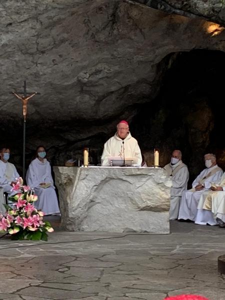 Jubileumbedevaart Lourdes augustus 2021 © Bedevaarten bisdom Gent, foto: Jonathan Beyaert 