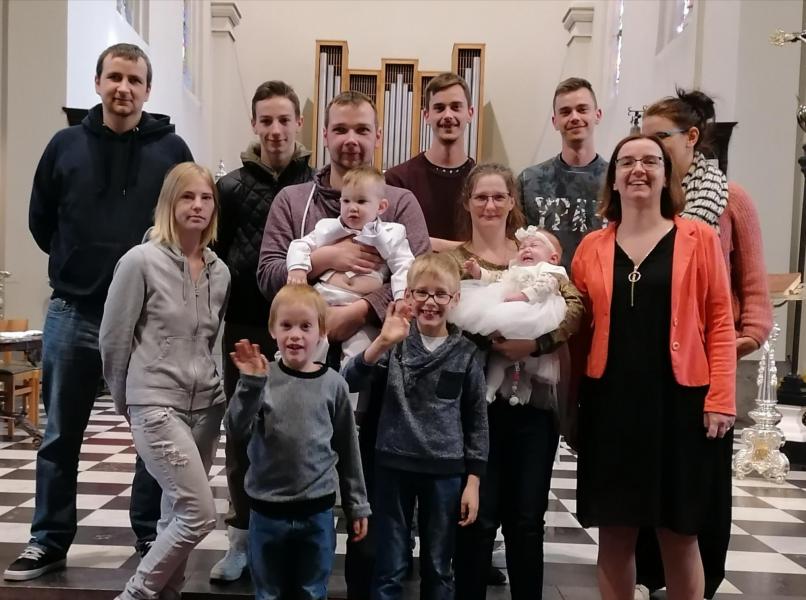 Dopelingen Xilia en Ollyver Kempinck  © Onze-Lieve-Vrouw Lichtaart