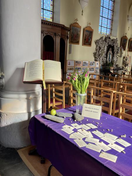 1ste vastenzondag in St.-Mauruskerk Elsegem © K.V.H